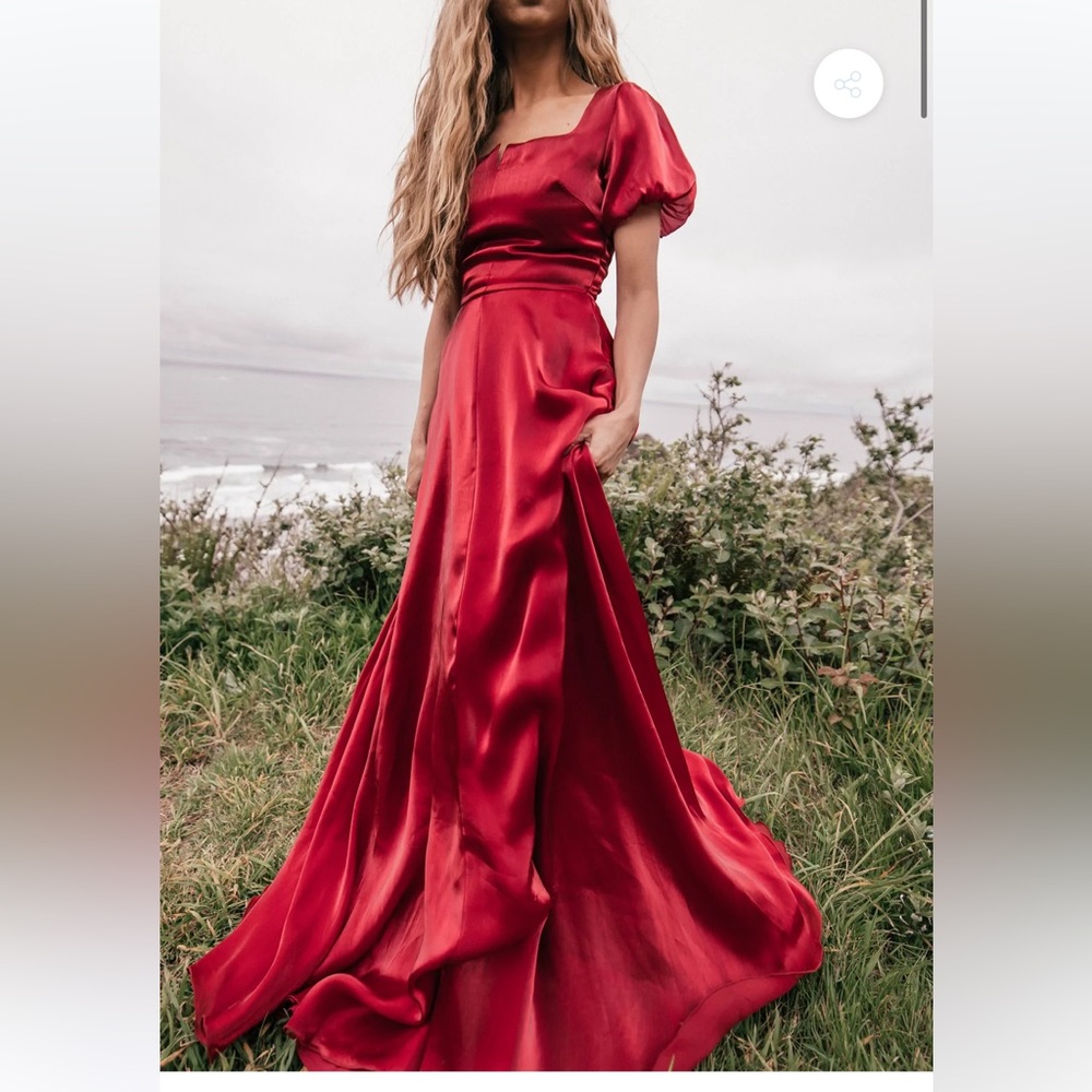 JessaKae Verity medium scarlet red dress. Worn once for pictures. EUC